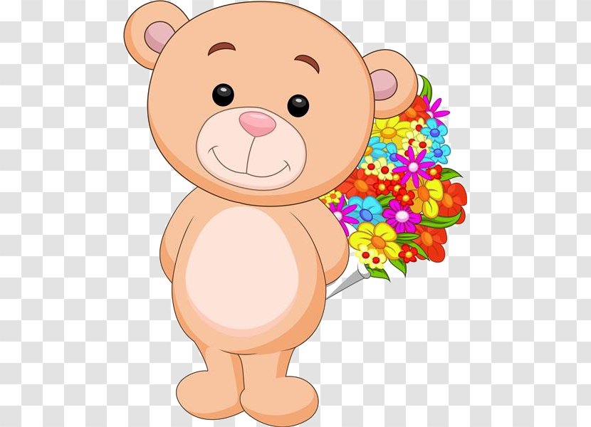 Bear Cartoon Cuteness Illustration - Material Transparent PNG