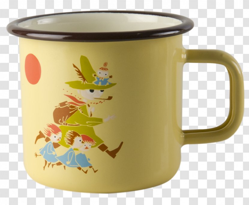 Snufkin Little My The Groke Muurla Moomintroll - Drinkware - Mug Transparent PNG