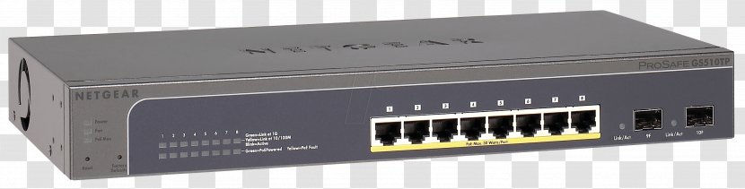Wireless Access Points Power Over Ethernet Network Switch Gigabit Small Form-factor Pluggable Transceiver - Hub - 10 Transparent PNG