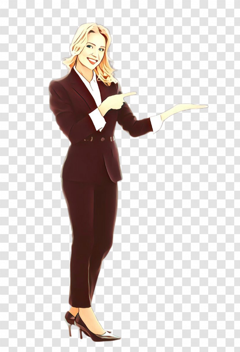 Standing Formal Wear Suit Gesture Finger - Style Tuxedo Transparent PNG