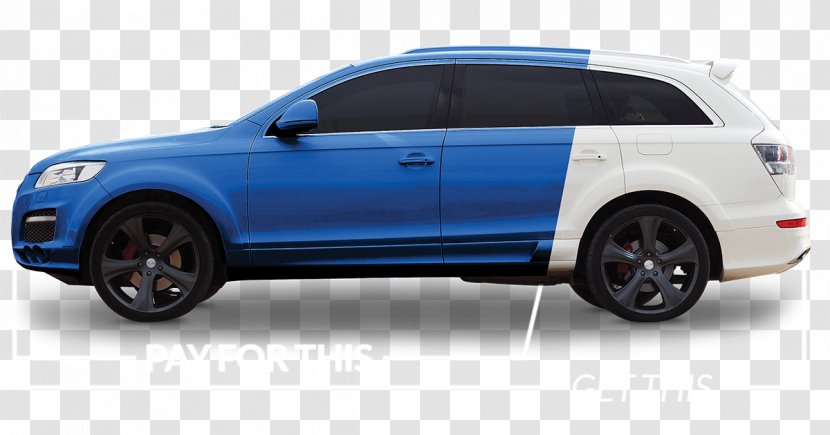 Audi Q7 Sport Utility Vehicle Sports Car Luxury - Automotive Tire Transparent PNG