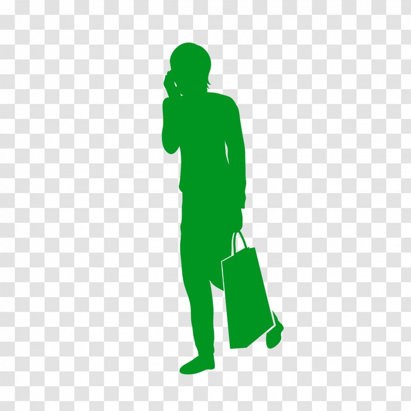 Silhouette Cartoon - Standing - Woman People Pictures Transparent PNG