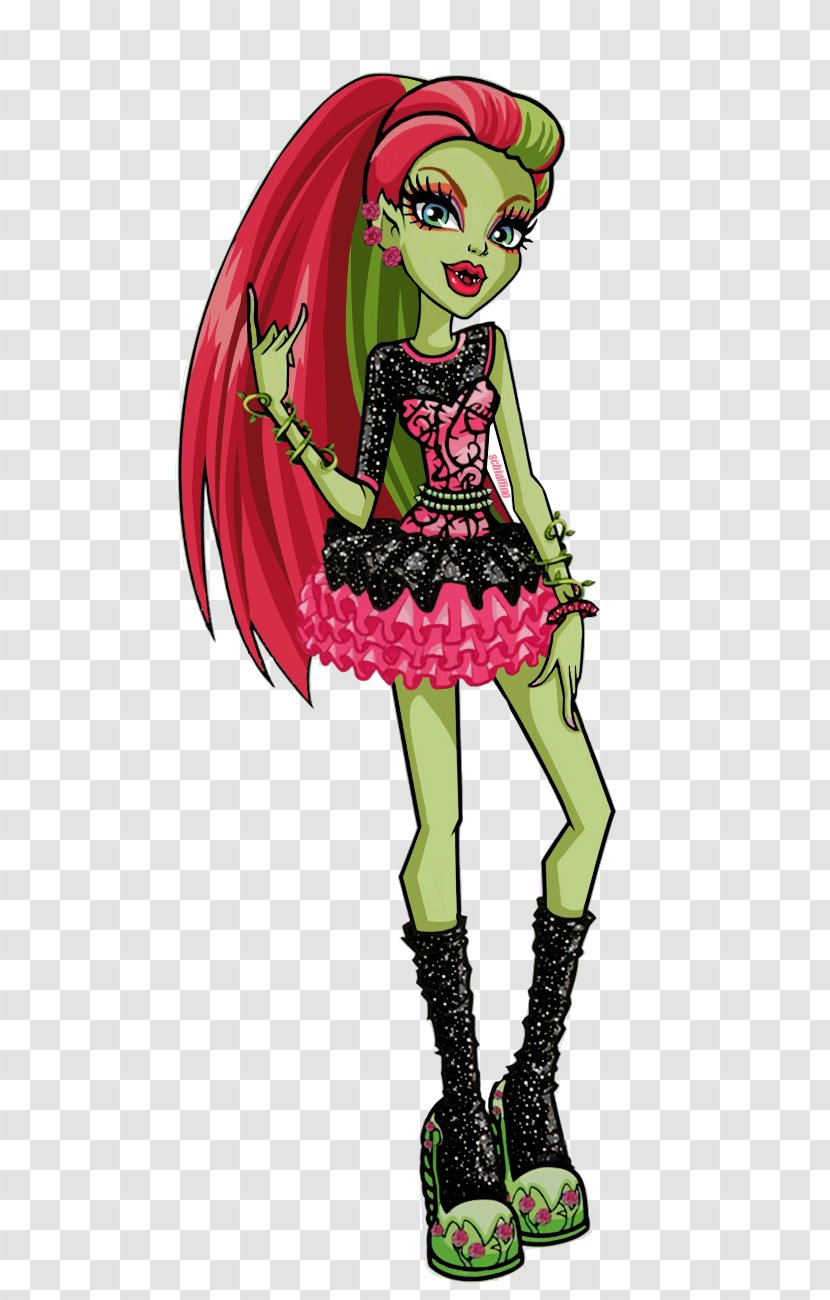 Monster High: Ghoul Spirit Doll Ever After High - Venus Transparent PNG