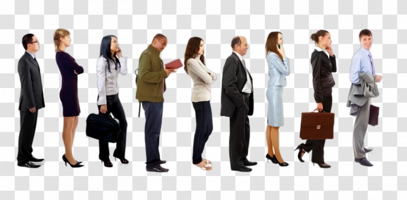 Social Group People Job Team Standing - Business Collaboration Transparent PNG