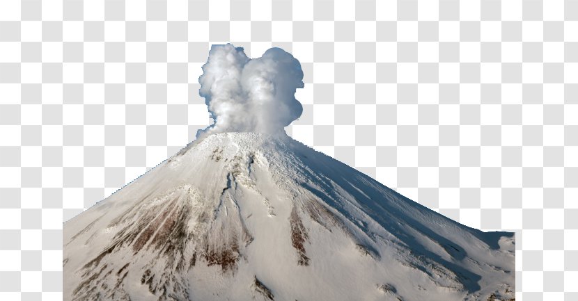 Avachinsky Klyuchevskaya Sopka Arenal Volcano Tolbachik Volcanoes Of Kamchatka - Cartoon - Snow-capped Transparent PNG