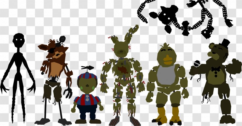 Five Nights At Freddy's 3 2 DeviantArt - Heart - Human Canon Transparent PNG