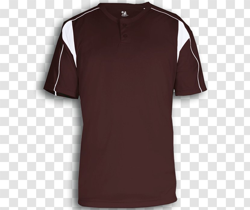 T-shirt Jersey Baseball Uniform Sleeve Clothing - Neck Transparent PNG