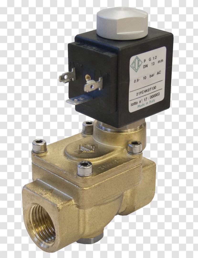 Solenoid Valve Electricity Pilot-operated Relief - Piston - Hardware Transparent PNG