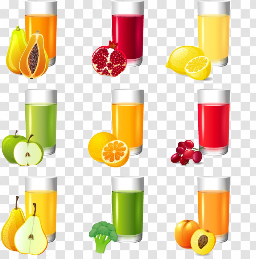 Orange Juice Smoothie Apple Pomegranate - Fruit Drinks Transparent PNG