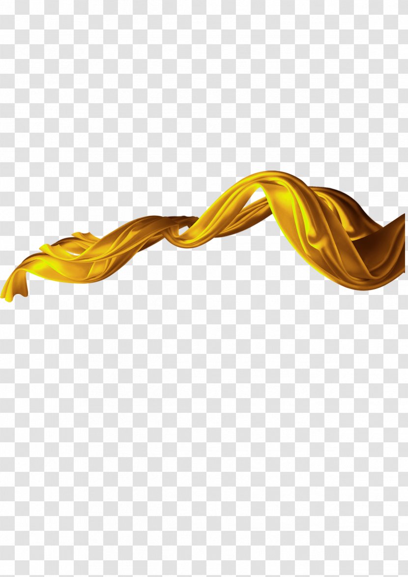 Yellow Ribbon Icon Transparent PNG