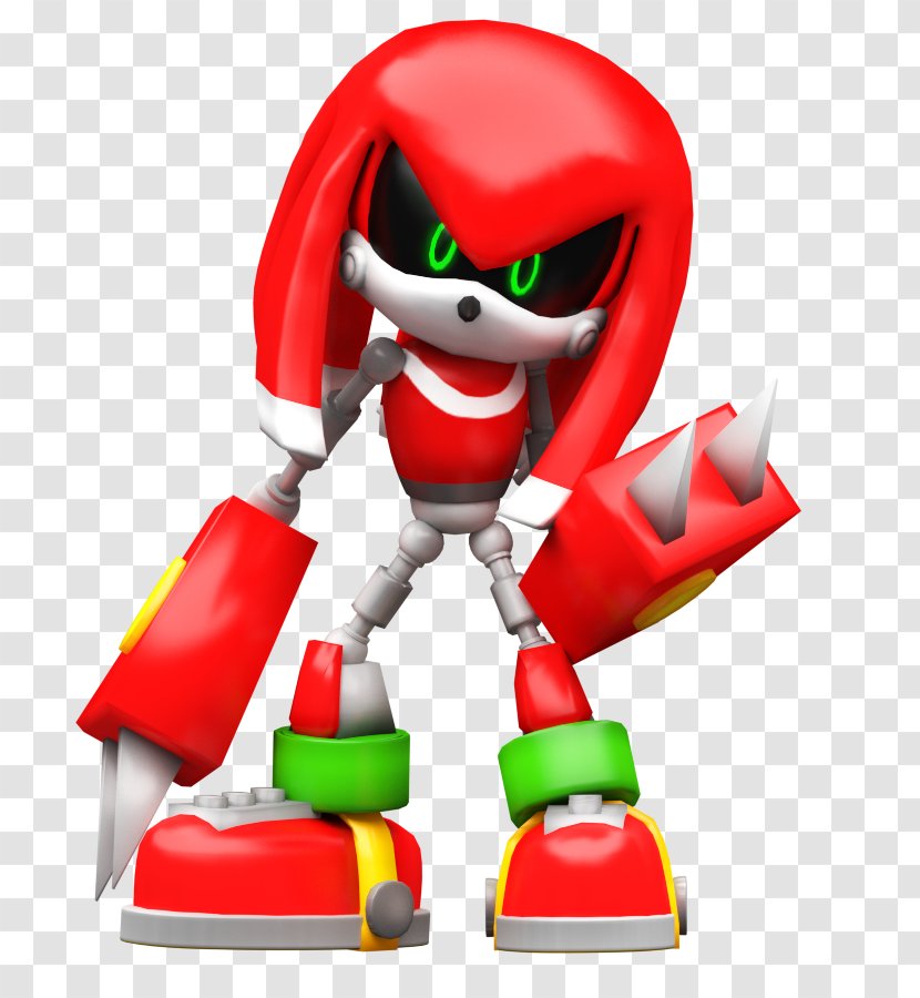 Knuckles The Echidna Metal Sonic Doctor Eggman & - Espio Chameleon - Lego Robot Transparent PNG