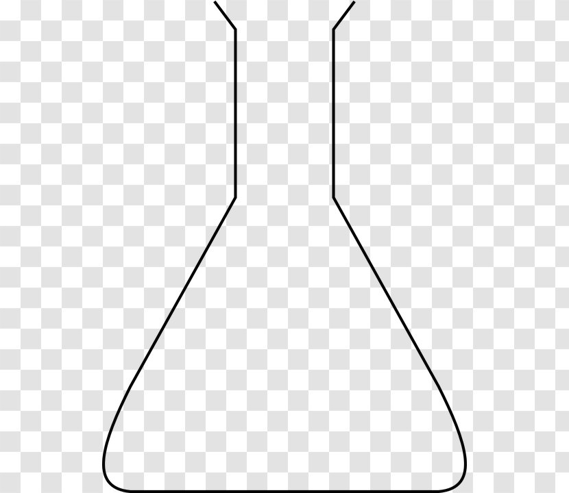 Vial Chemistry Beaker Laboratory Flasks Clip Art - Black And White - Dna Vector Transparent PNG