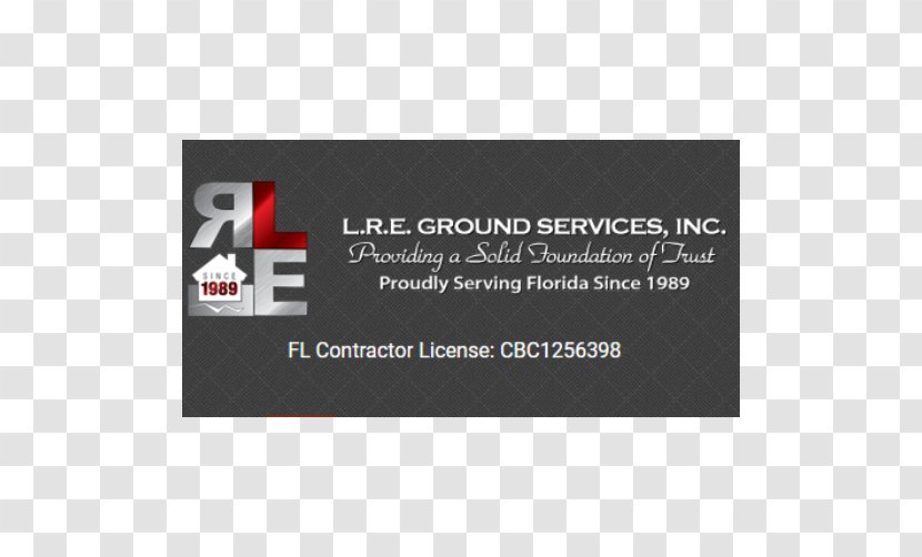 L.R.E. Ground Services, Inc. Brooksville Inverness Architectural Engineering Floor - Logo - Asphalt Transparent PNG