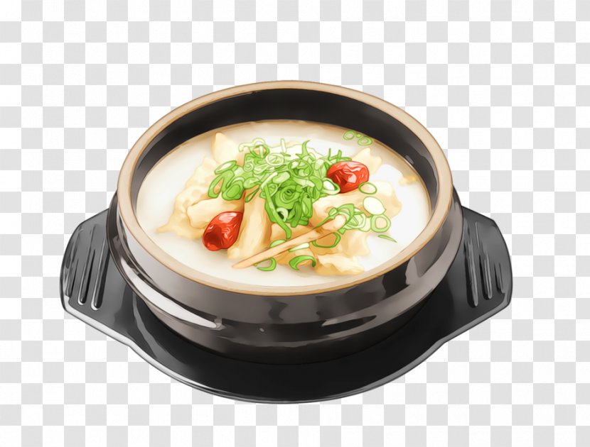 Samgye-tang Soup Seolleongtang 三伏 Food - Cuisine - Guk Transparent PNG