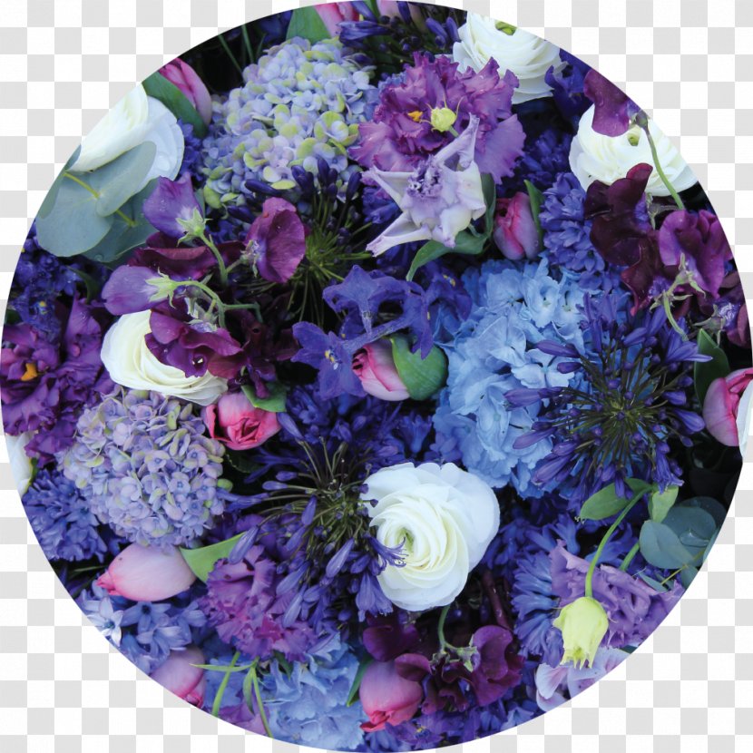 Hydrangea Cut Flowers Floral Design Flower Bouquet - Plate Transparent PNG