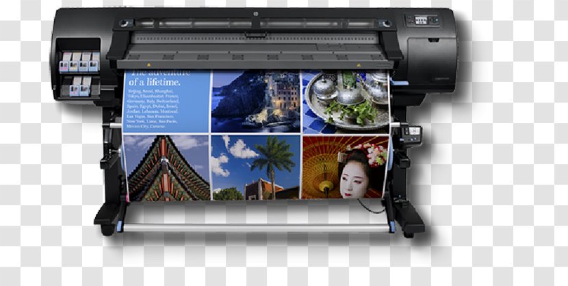 Hewlett-Packard Wide-format Printer Plotter Ink - Wideformat - Canvas Material Transparent PNG