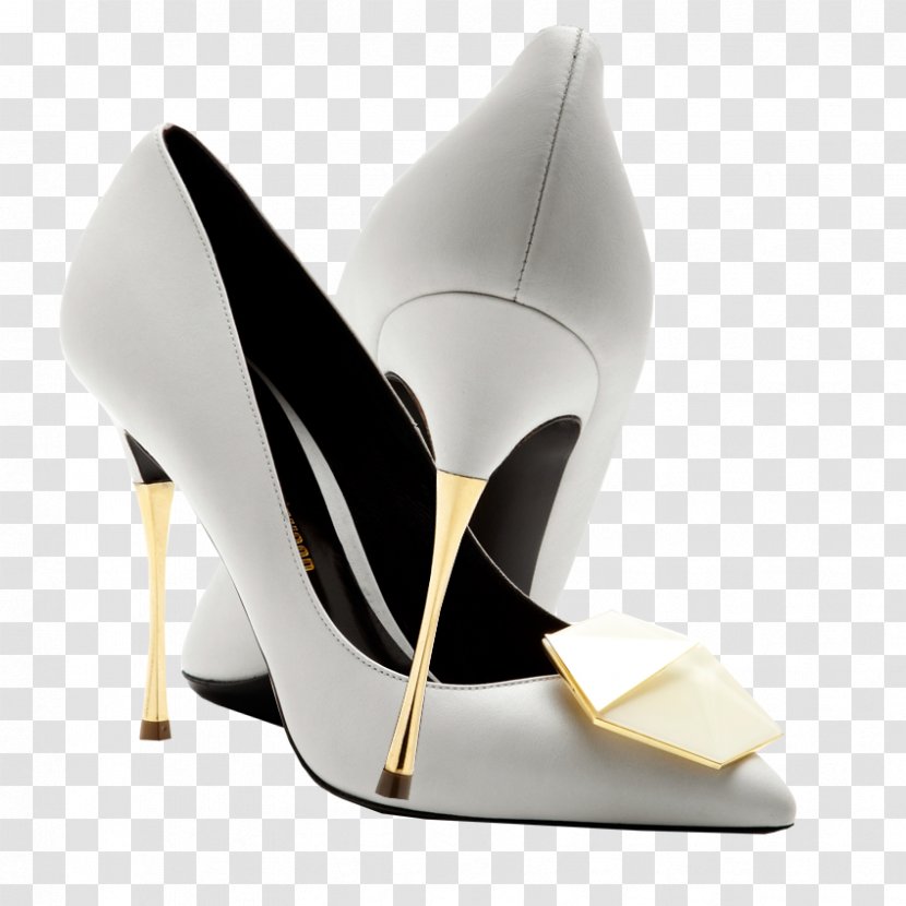 High-heeled Footwear Shoe - White - Heels Transparent PNG
