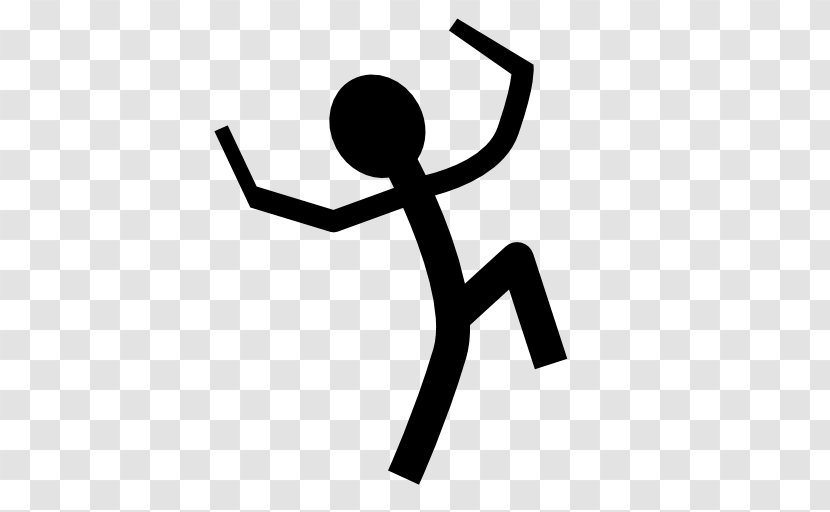 Stick Figure Animation - Black And White - Homme Transparent PNG