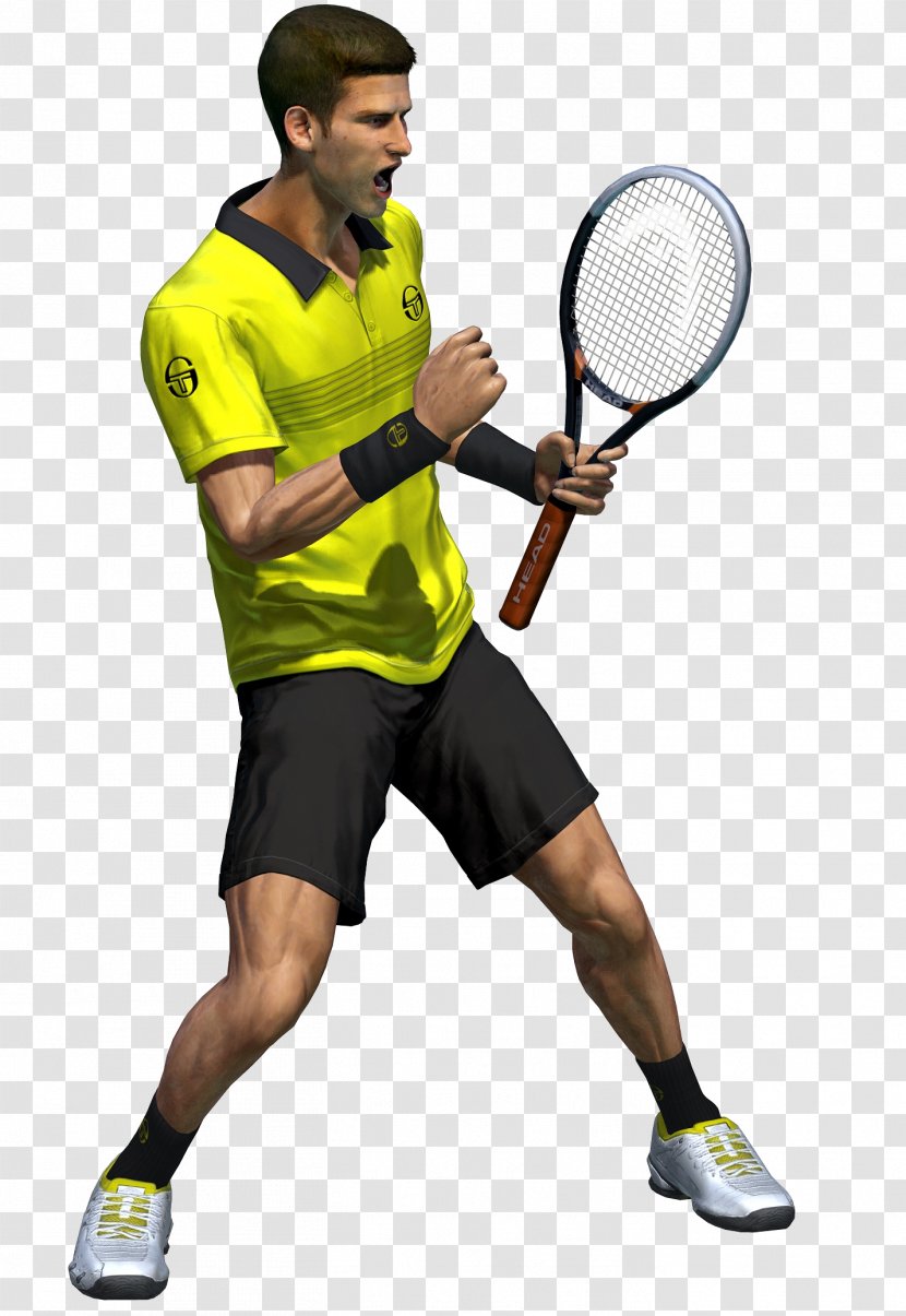 Novak Djokovic Virtua Tennis 4 Game Challenge - Video Transparent PNG