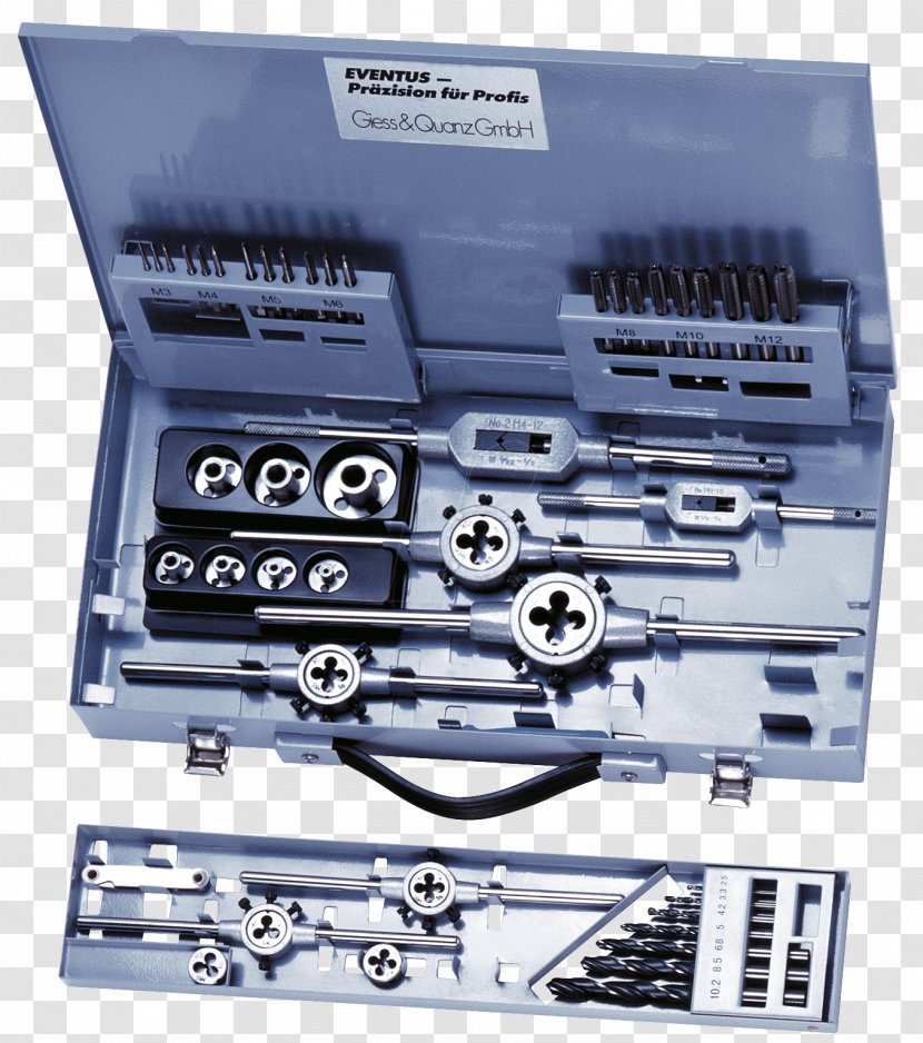 Set Tool Tap And Die Threading Cutting - Flower - Cassette Transparent PNG