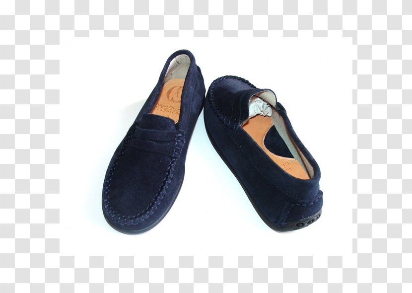 Slip-on Shoe Suede Cobalt Blue Walking Transparent PNG