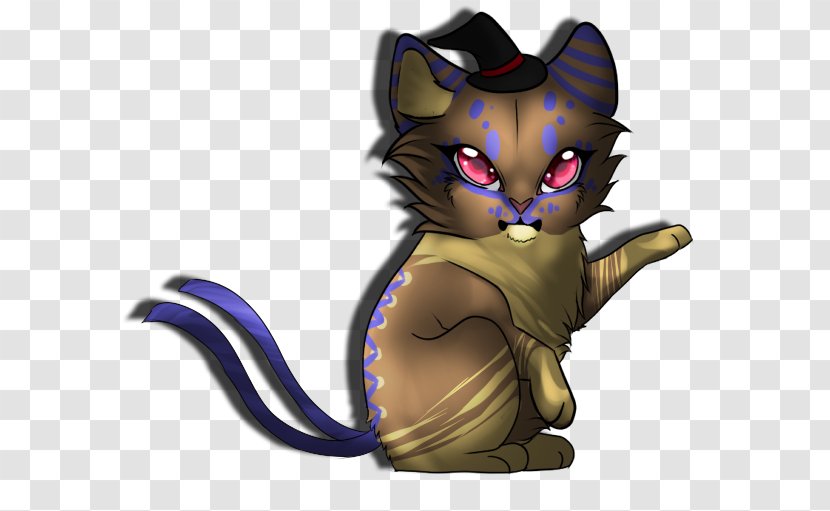 Whiskers Kitten Paw Cartoon - Carnivoran Transparent PNG