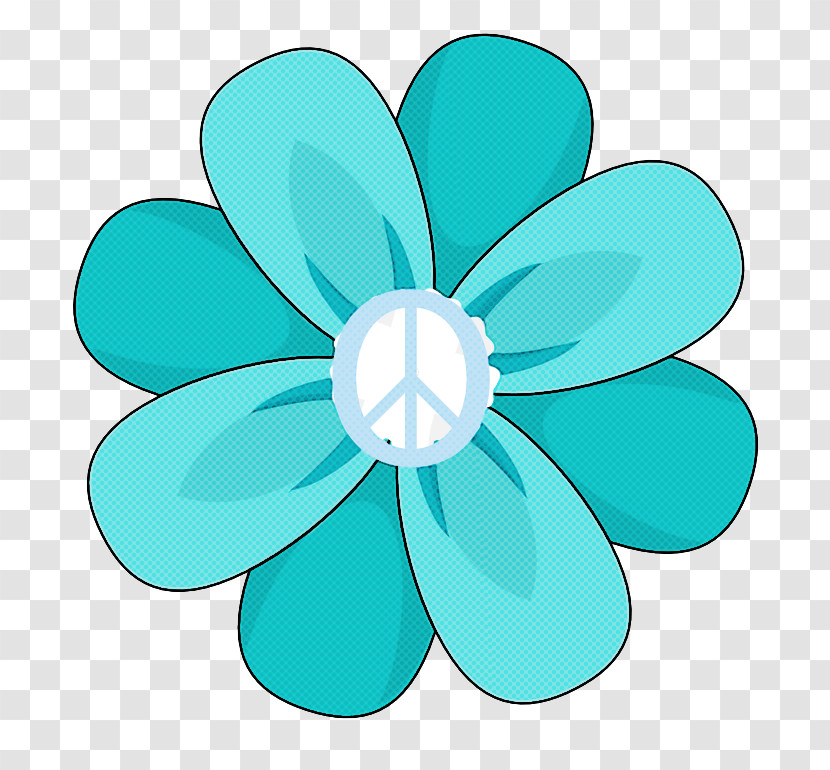 Petal Green Blue Turquoise Teal Transparent PNG