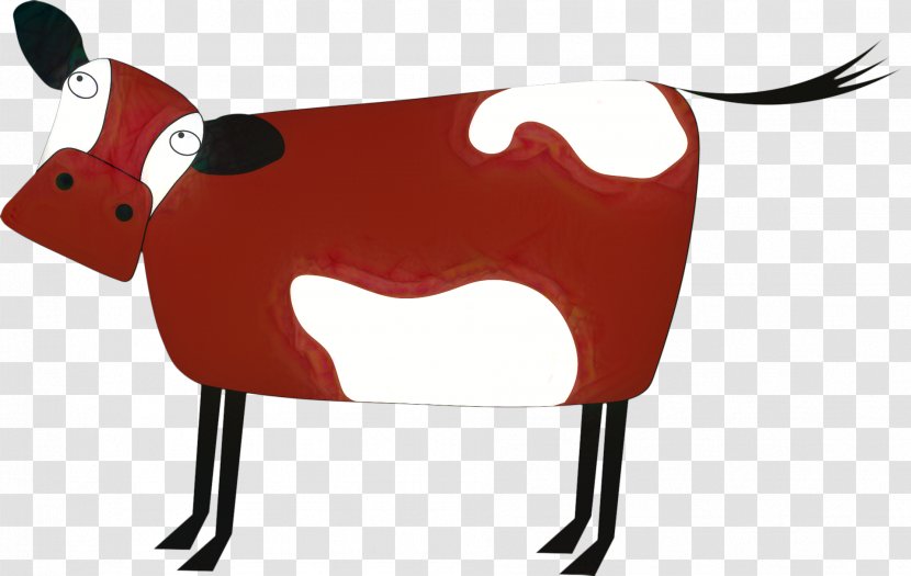 Cartoon Sheep - Beef Cattle - Dairy Cow Table Transparent PNG