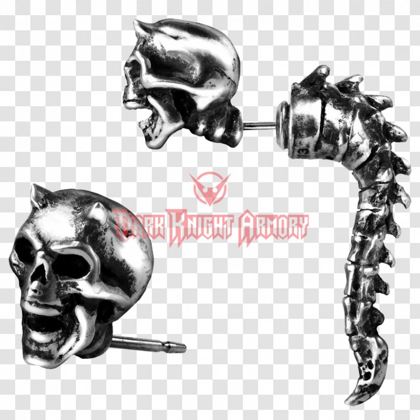 Earring Jewellery Vertebral Column Skull Alchemy Transparent PNG