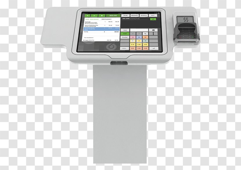 IPad 2 Point Of Sale Pro Air - Electronic Device - Ipad Transparent PNG