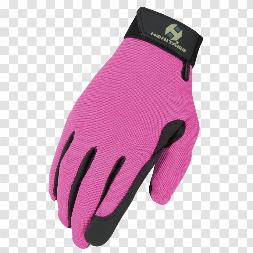 Reithandschuh Driving Glove Equestrian Horse - Pink Gloves Transparent PNG