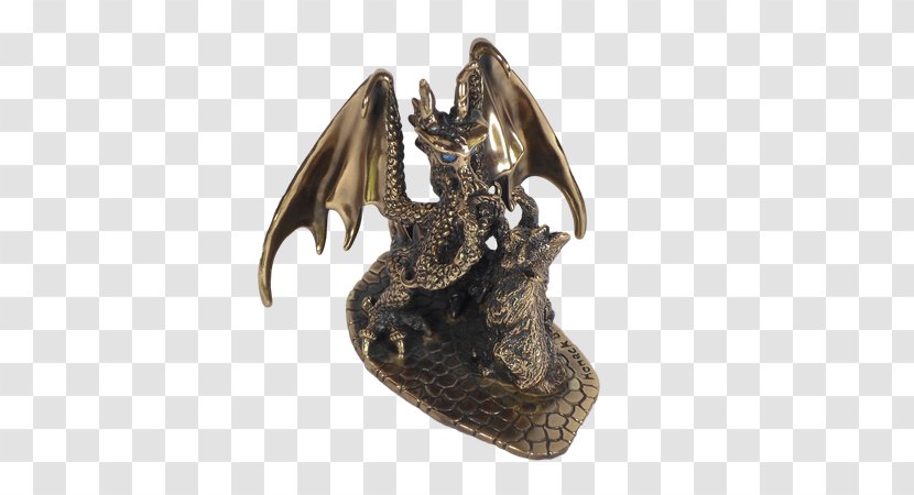 Bronze Sculpture - Figurine - Dragon Cat Transparent PNG