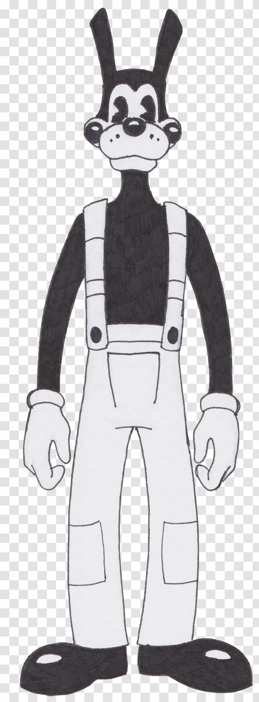 Gray Wolf Rabbit Drawing - Costume Design Transparent PNG