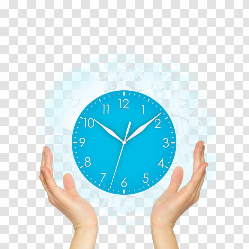 Hold The Blue Clock - Frame - Tree Transparent PNG
