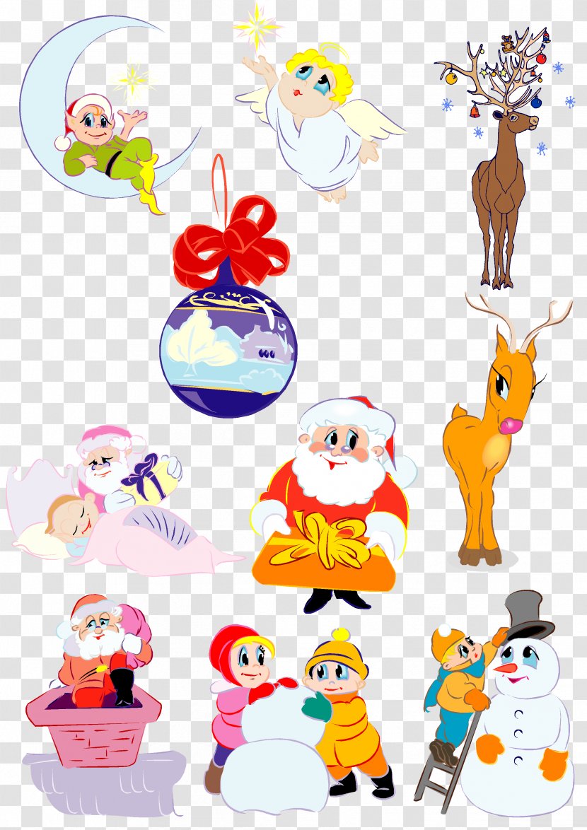 Christmas Character Clip Art - New Year Transparent PNG