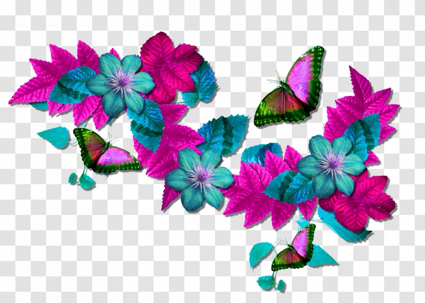 Butterfly Clip Art - Floral Design Transparent PNG