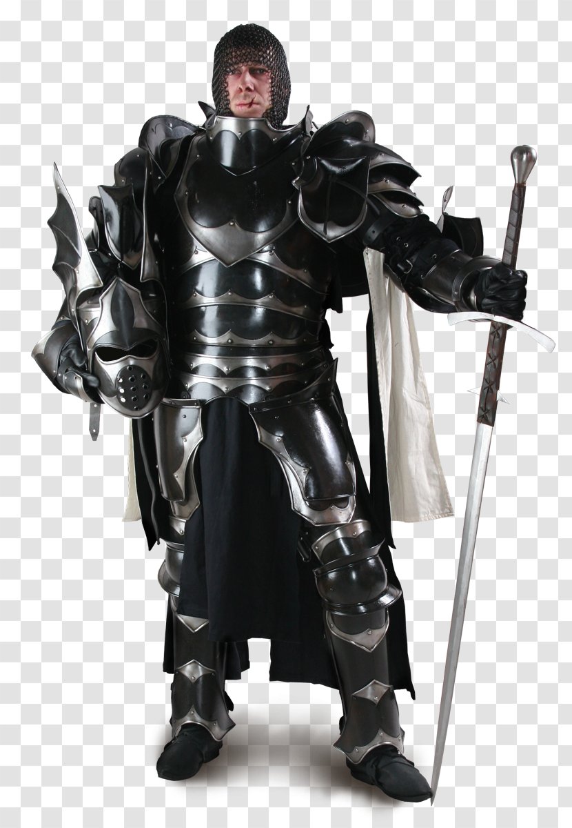Knight Live Action Role-playing Game Body Armor Paladin Armour - Steel Transparent PNG
