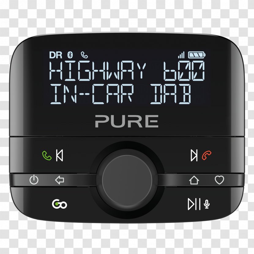 Car Digital Audio Broadcasting Radio Pure FM - Silhouette Transparent PNG