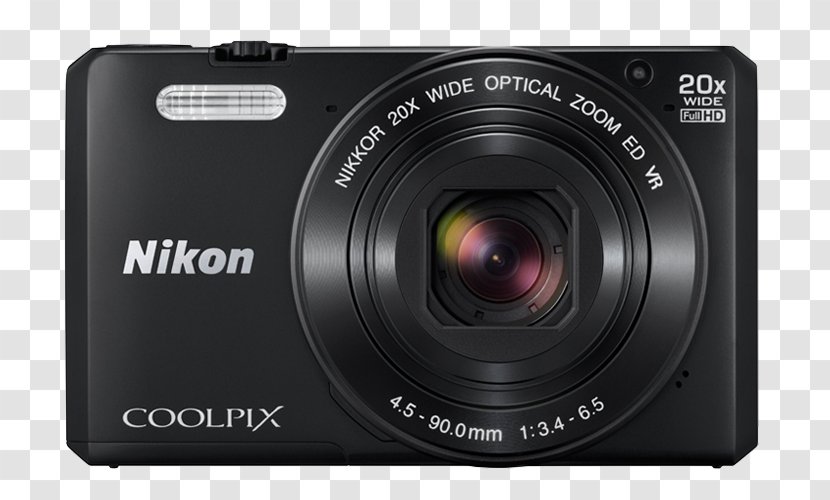 Digital SLR Nikon COOLPIX S7000 Camera Lens 16 Mp - Zoom Transparent PNG