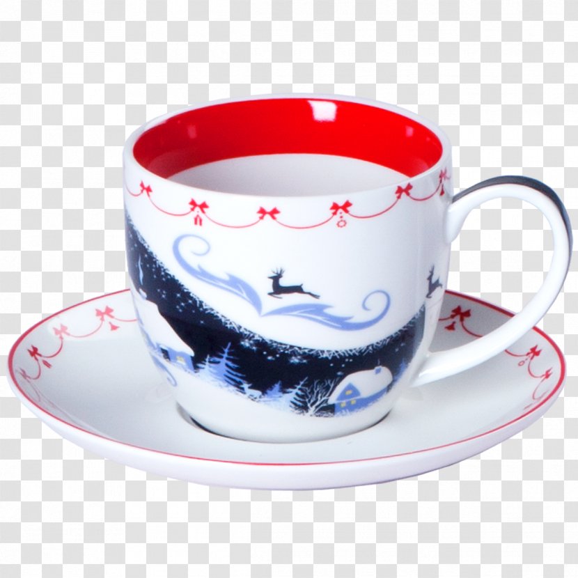 Coffee Cup Saucer Teacup Tableware - Tea Set Transparent PNG