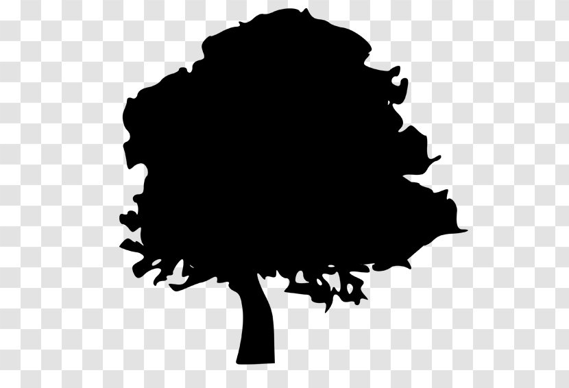 Tree Silhouette Northern Red Oak Clip Art - Stump Transparent PNG