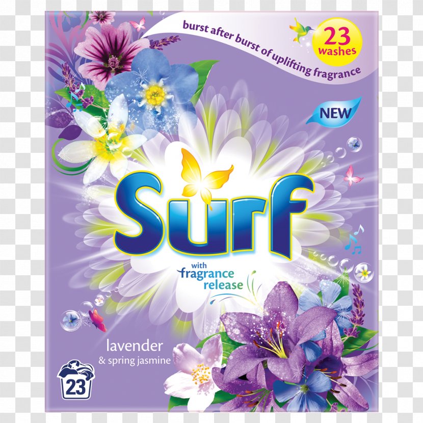 Surf Laundry Detergent Washing Powder - Dishwashing Liquid - Lavender Transparent PNG