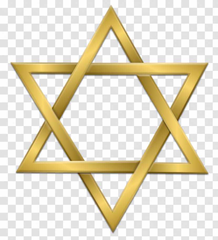 Judaism Jewish Symbolism Star Of David Religious Symbol Religion - Yellow - Police Dog Transparent PNG