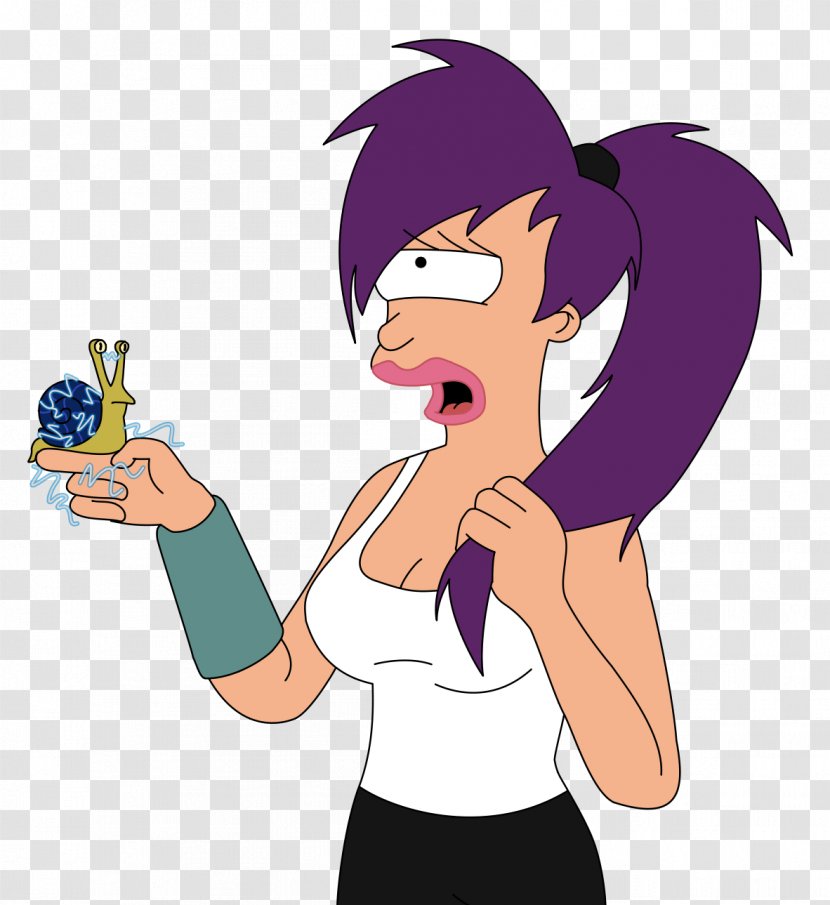 Leela Nibbler Animated Film Character - Silhouette - Futurama Transparent PNG