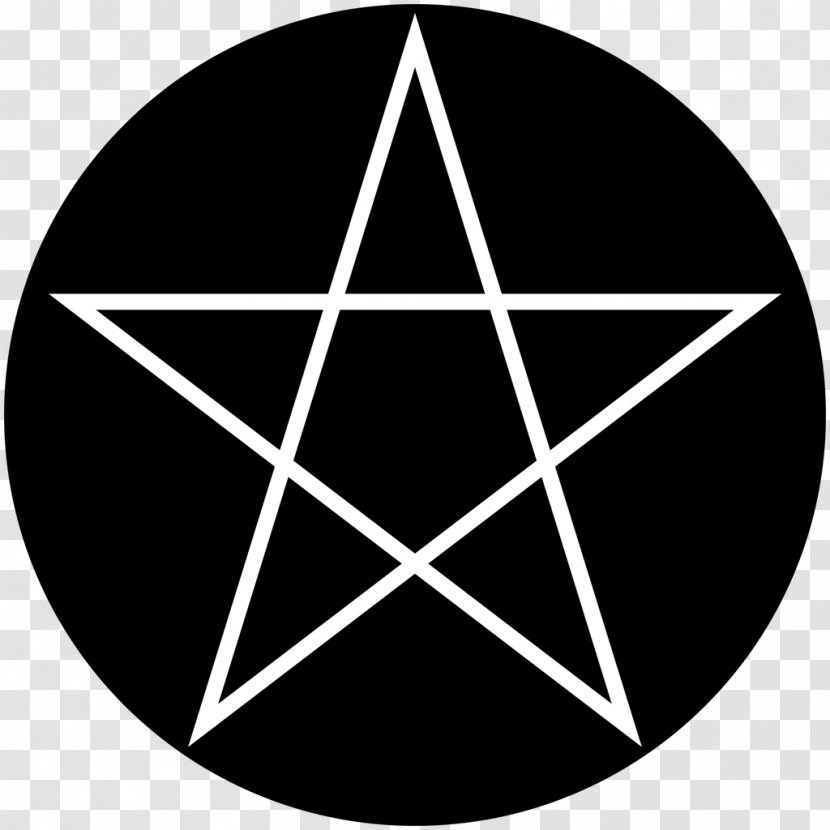 Pentagram Pentacle Drawing - Monochrome Photography - Wicca Transparent PNG