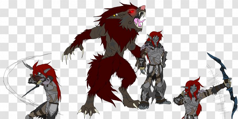 The Elder Scrolls V: Skyrim – Dragonborn Werewolf DeviantArt Fan Art - Flower Transparent PNG