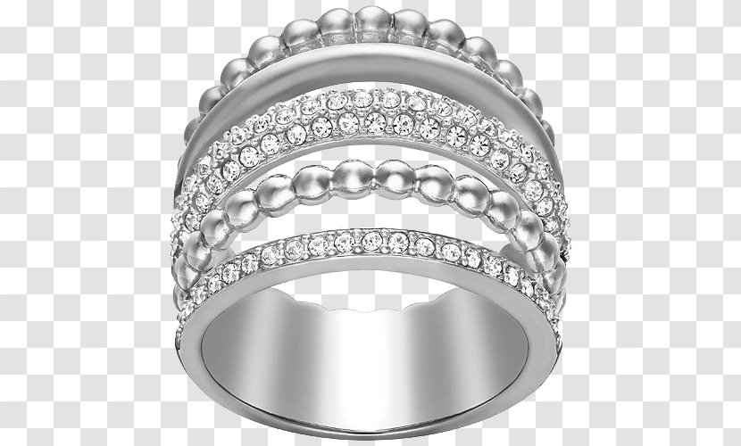 Ring Swarovski AG Jewellery Gold Plating - Ag - Jewelry Diamond Women Transparent PNG