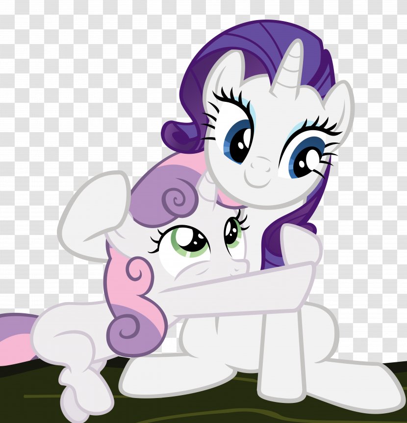 Pony Rarity Spike Applejack Sweetie Belle - Flower - Vector Transparent PNG