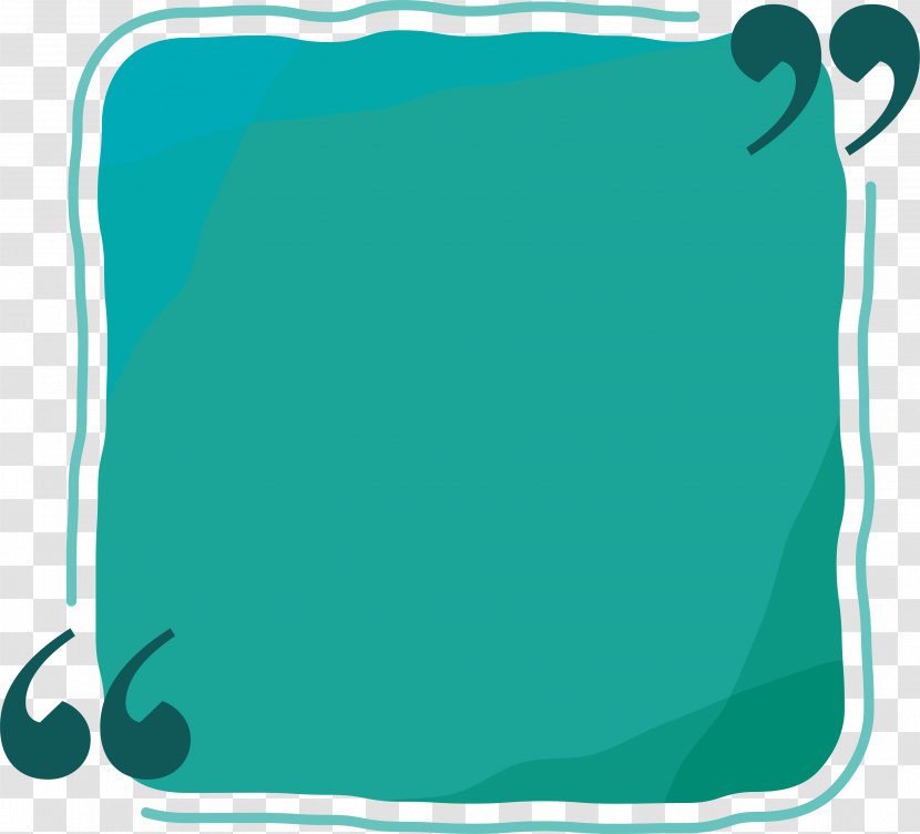 Rectangle Reference Computer File - Turquoise - Green Box Transparent PNG