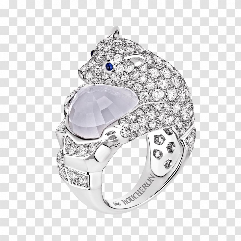 Polar Bear Engagement Ring Boucheron - Bling Transparent PNG